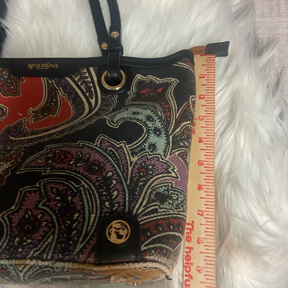 Spartina 449 Multicolor Paisley print shoulder bag - Picture 8 of 9